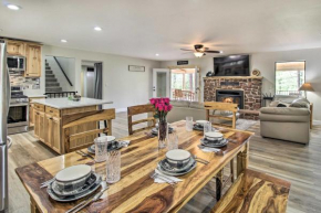 Pinetop Cabin with Game Room and Wooded Views!